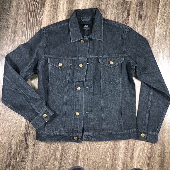 HUF Issue Denim Jacket Black HUF Worldwide 2002 - Picture 3 of 6